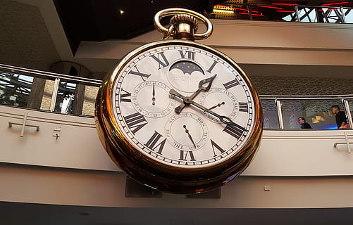 melbourne, clock, shopping centre, australia, time, instrument of time HD wallpaper