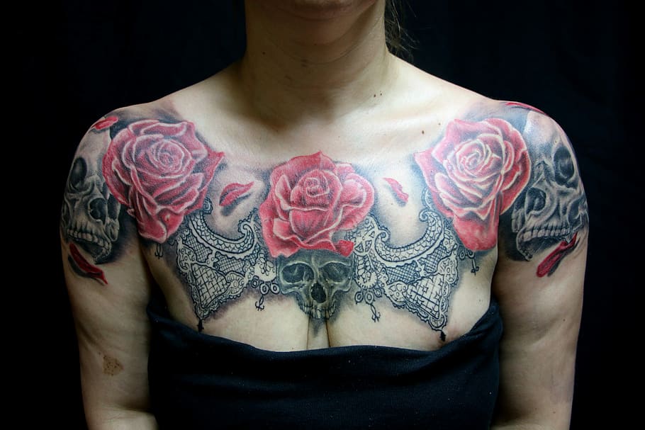 Discover more than 86 upper breast tattoos  thtantai2