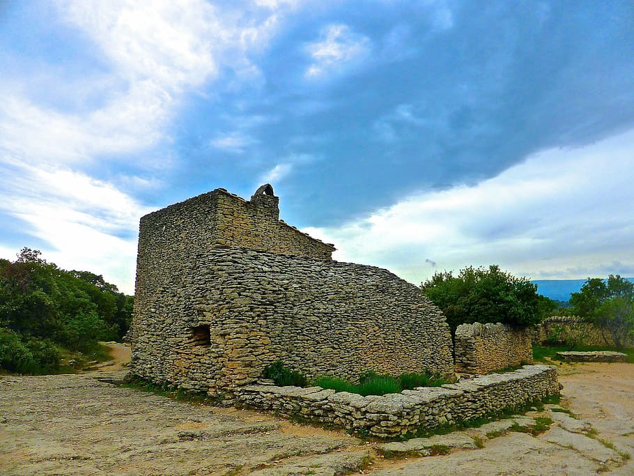 stone building, material, construction, natural, rough, abode HD wallpaper