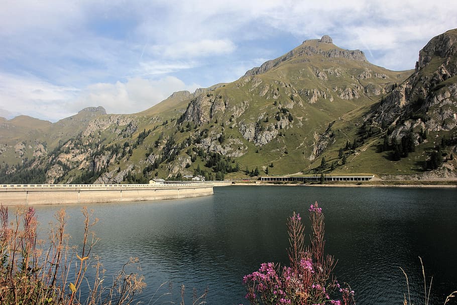 waters, nature, landscape, mountain, travel, sky, panorama HD wallpaper