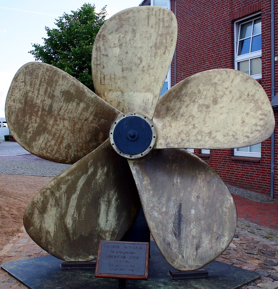 propeller, metal, large, no people, close-up, day, still life HD wallpaper