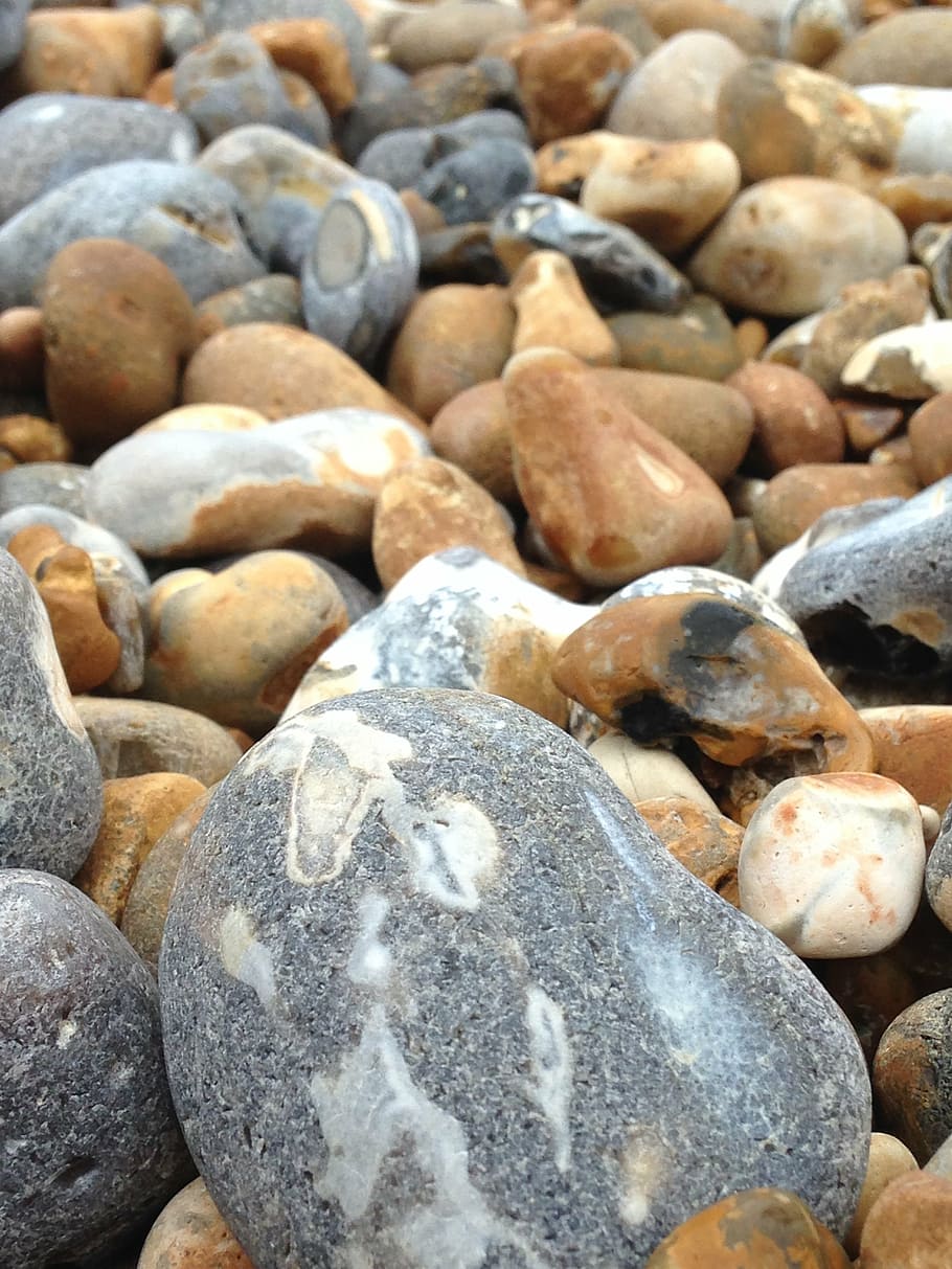 pebbles, stones, rocks, beach, nature, stone - Object, rock - Object HD wallpaper