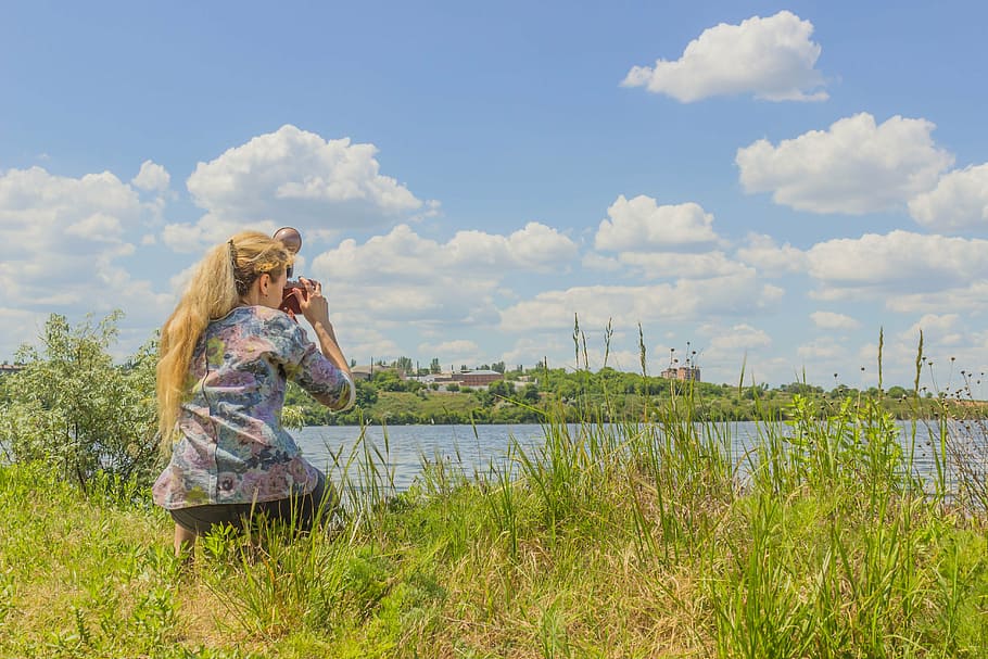 southern bug, landscape, genre, sky, grass, cloud - sky, hair HD wallpaper