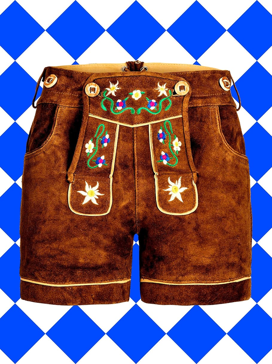 leather pants, costume, clothing, tradition, customs, bavarian