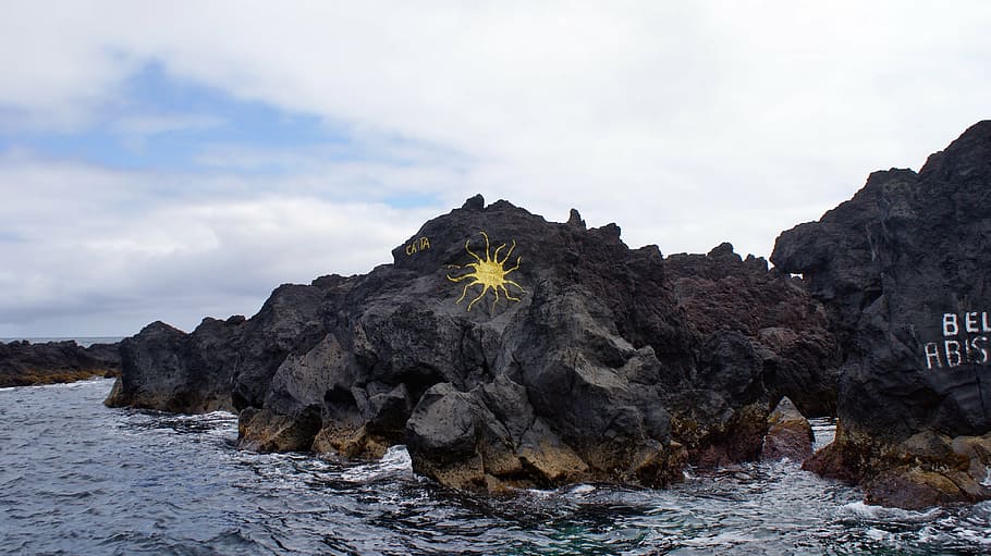 cookies, third, azores, cliffs, mar, summer, ocean, nature HD wallpaper