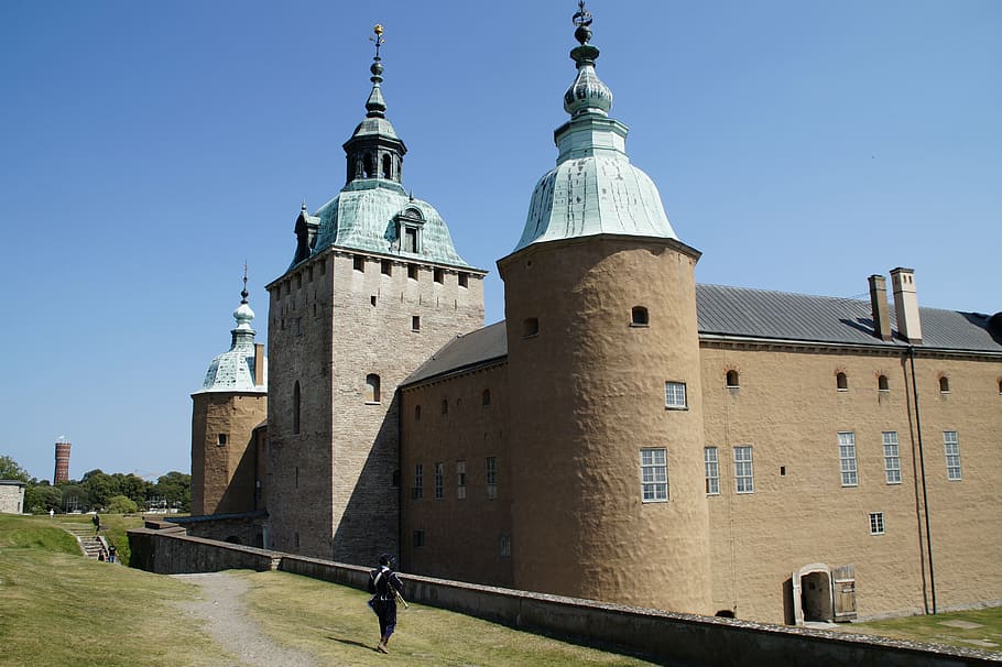 kalmar, castle, view, squid closed, baltic sea, sweden, coast HD wallpaper