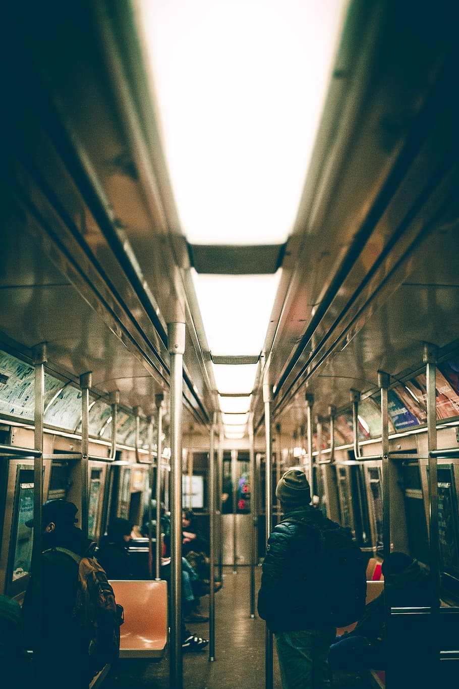 people in the train, people standing inside of train, underground HD wallpaper