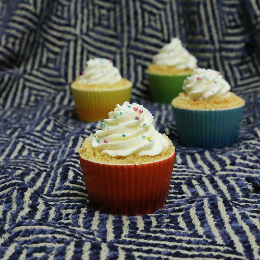 cupcakes, beautiful cake, pretty cupcakes, tapi rouge, sweet food HD wallpaper