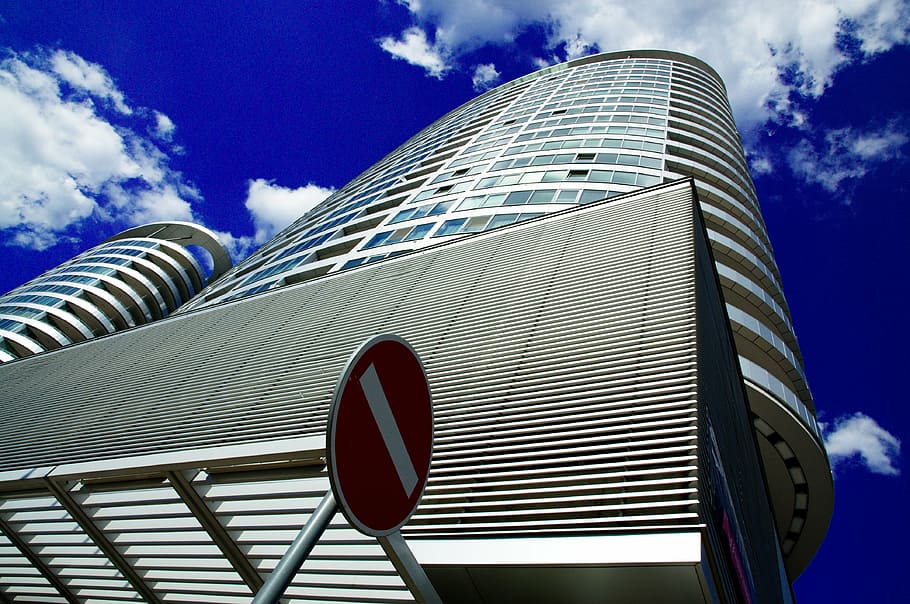 tower, sky, architecture, construction, high, building, skyscraper HD wallpaper