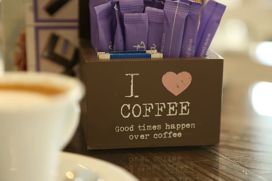 Coffee, Bar, Sugar, text, indoors, no people, close-up, technology HD wallpaper