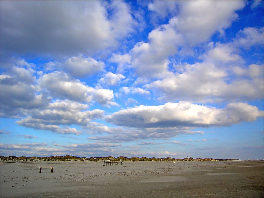 sky, clouds, blank, cloud - sky, land, scenics - nature, beauty in nature HD wallpaper