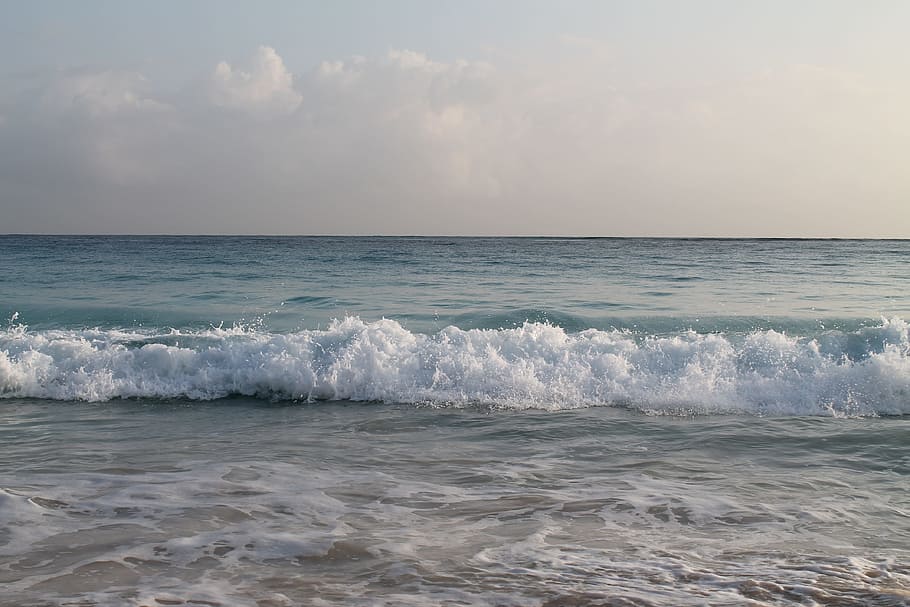 Ocean, Atlantic, Wave, sea, nature, water, beauty in nature HD wallpaper