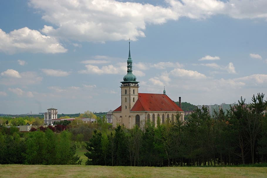 church, temple, gothic, architecture, monument, tourism, czech republic HD wallpaper
