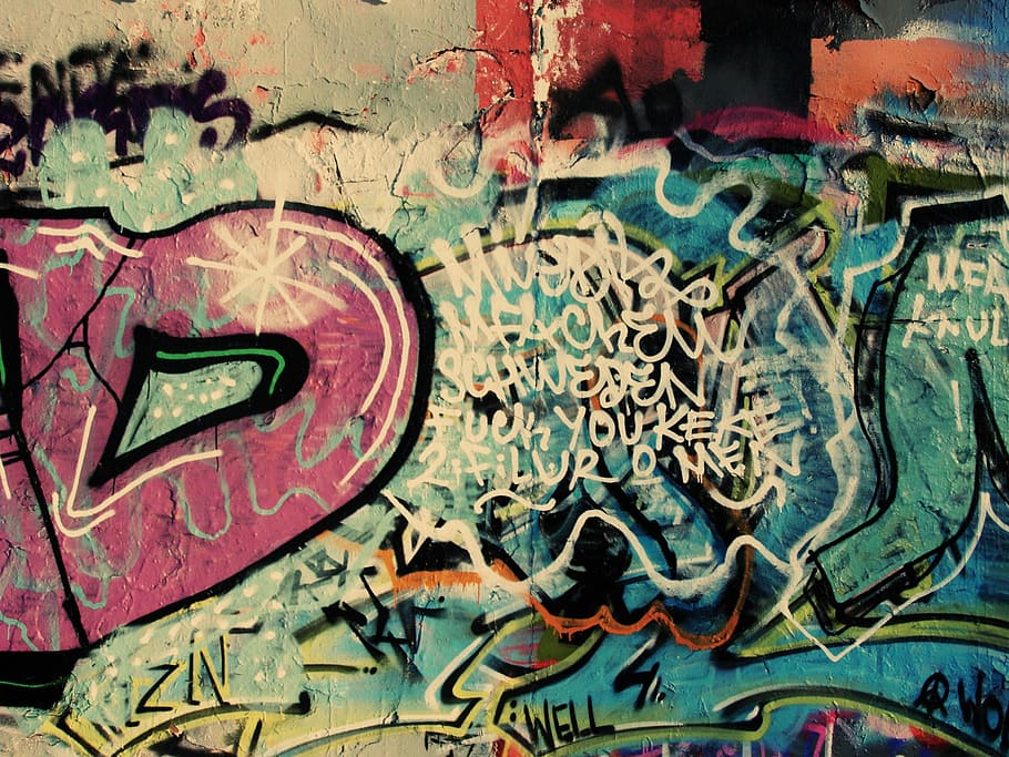graffiti, mural, wall, spray paint, urban, full frame, backgrounds HD wallpaper