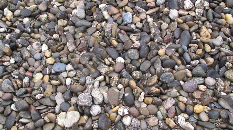 stones, pebble, pebbles, surface, garden, terrace, texture HD wallpaper