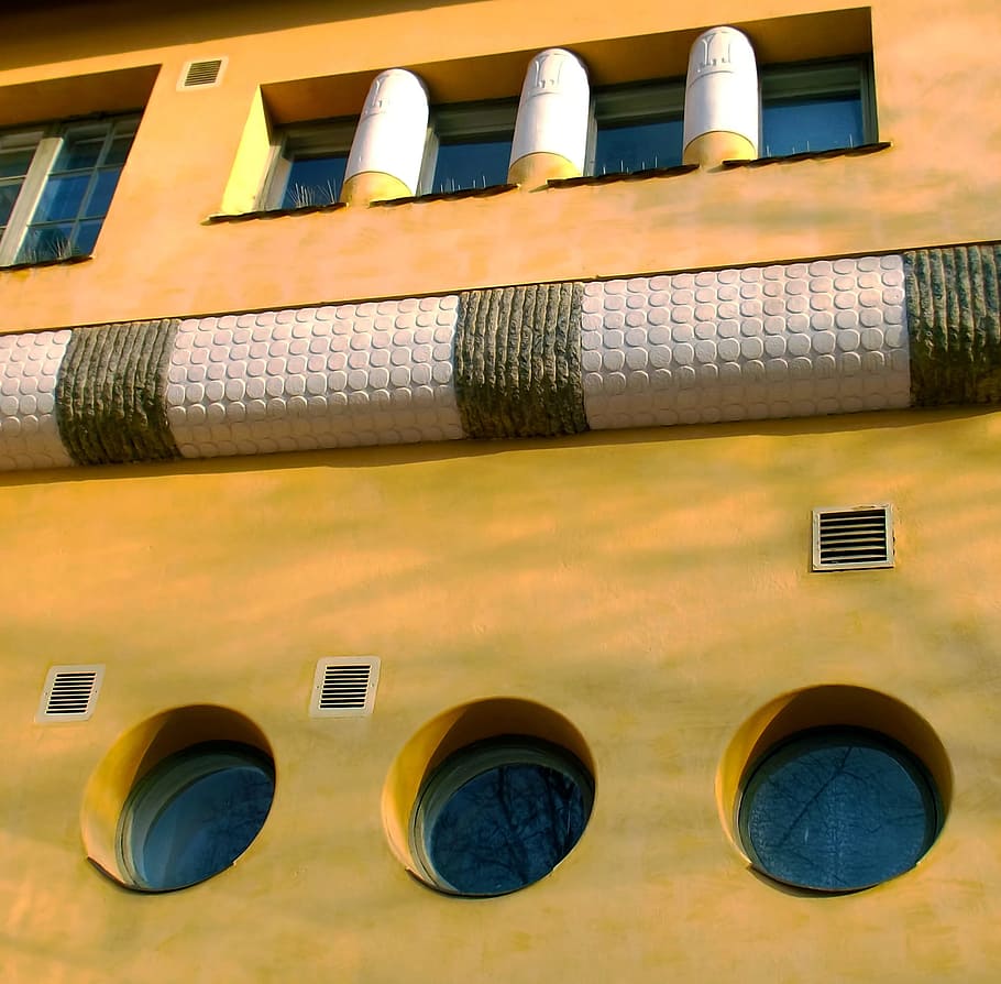 building, facade, decoration, old, windows, finnish, helsinki HD wallpaper