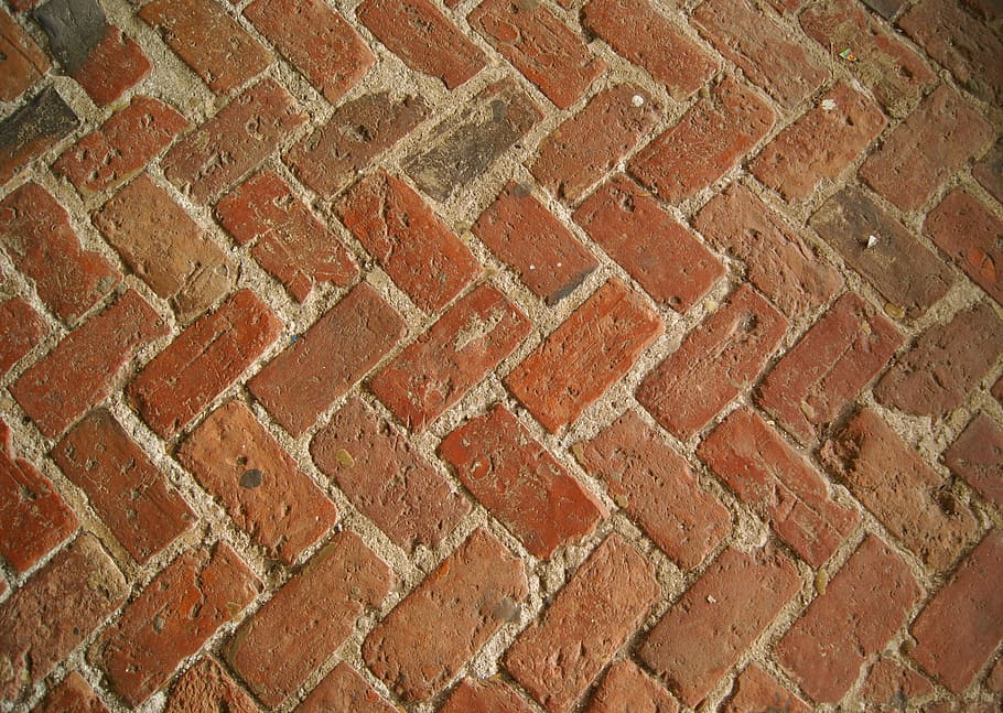 brick, pattern, ground, brick stone, texture, architecture HD wallpaper