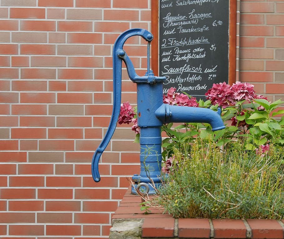 security, house, wall, architecture, brick, hand pump, wall - building feature HD wallpaper