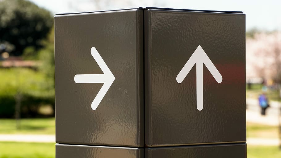 Direction, Arrow, Waymark, This Way, that way, path, route HD wallpaper