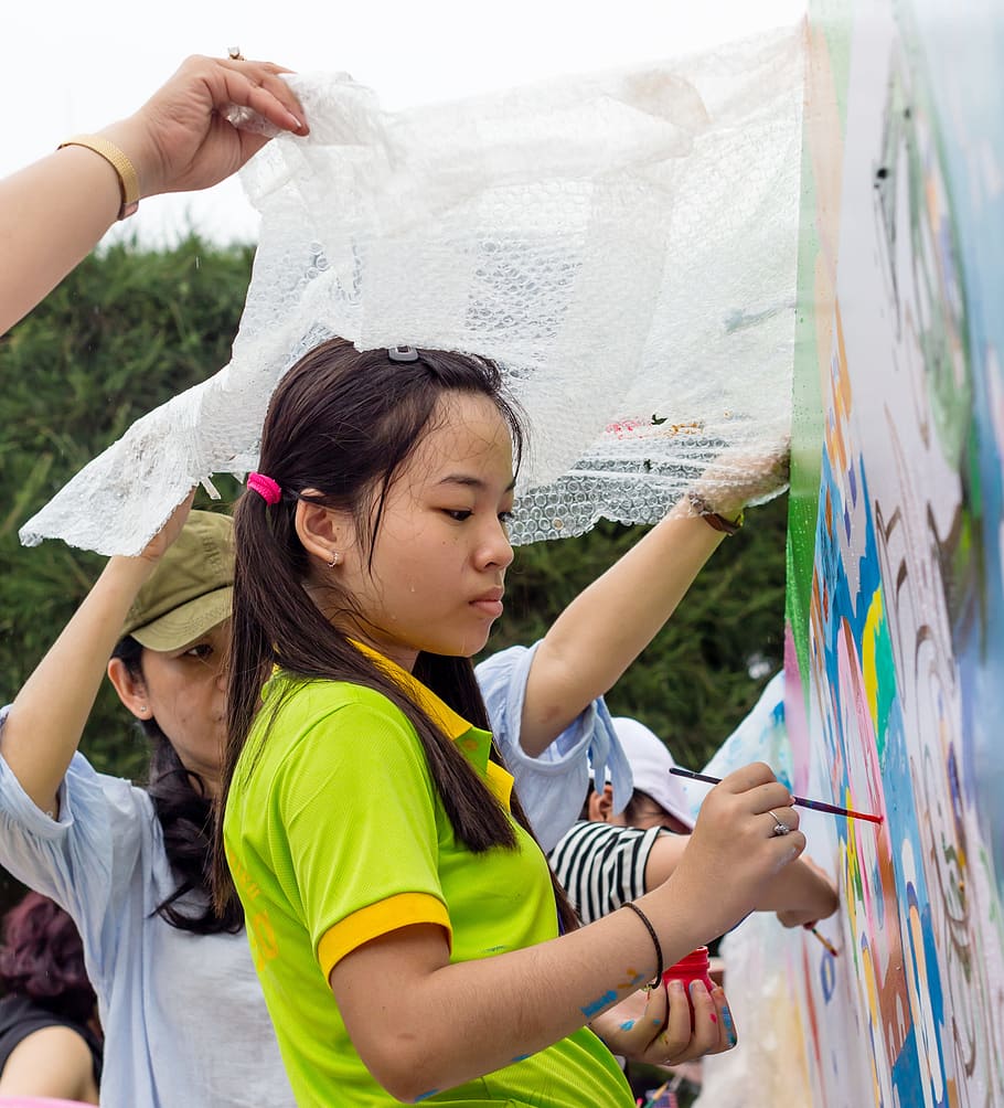 exam, painting, avoid, deficient, children, write, male, holding HD wallpaper