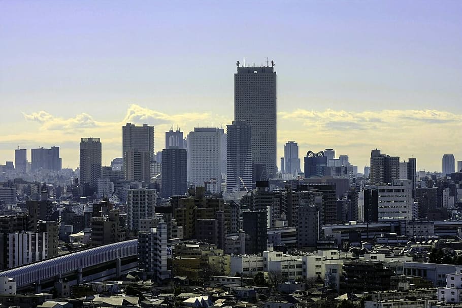 Ikebukuro, Tokyo, Japan, architecture, buidlings, city, cityscape, HD wallpaper