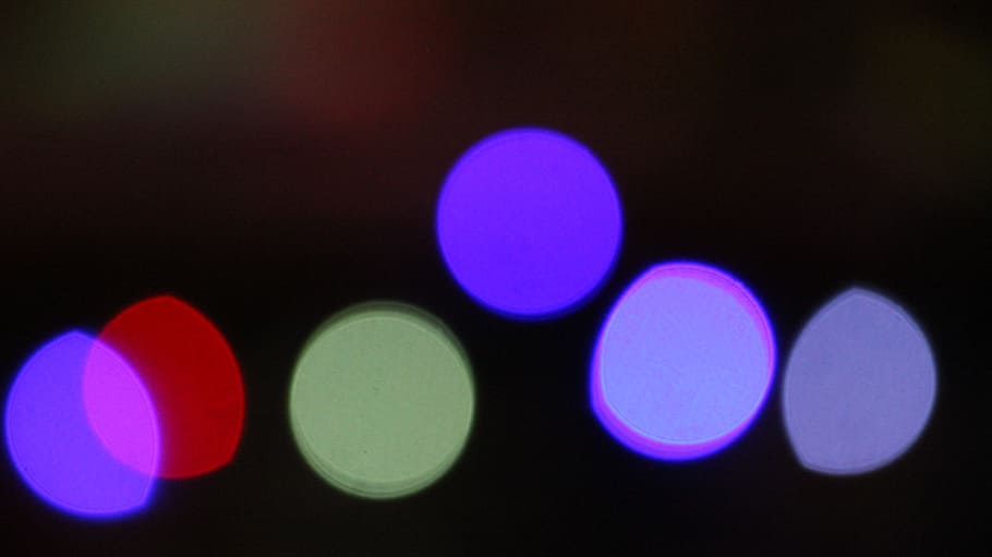 bokeh, abstract, lights, blur, creative, defocused, night, backgrounds HD wallpaper