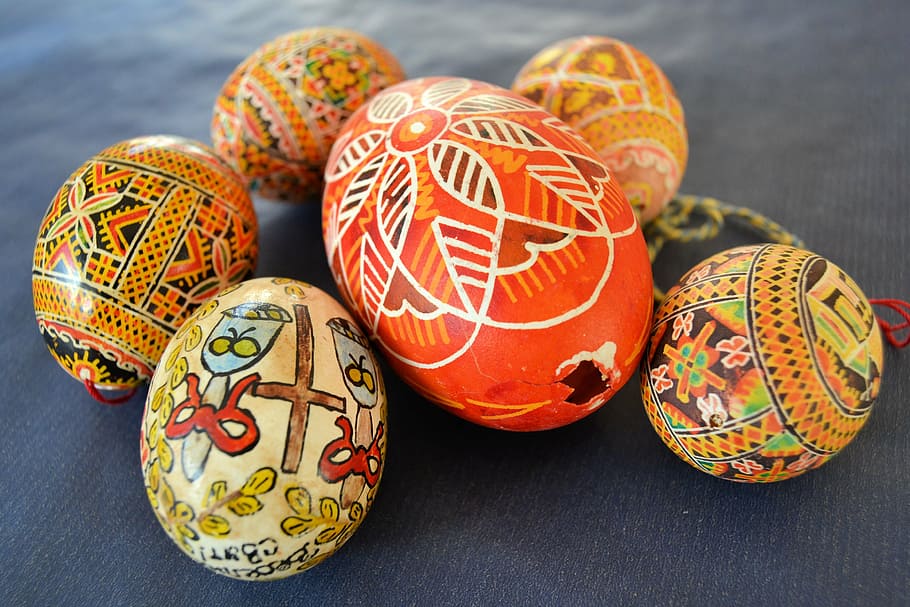 easter, easter egg, deco, hen's egg, goose egg, art, close HD wallpaper