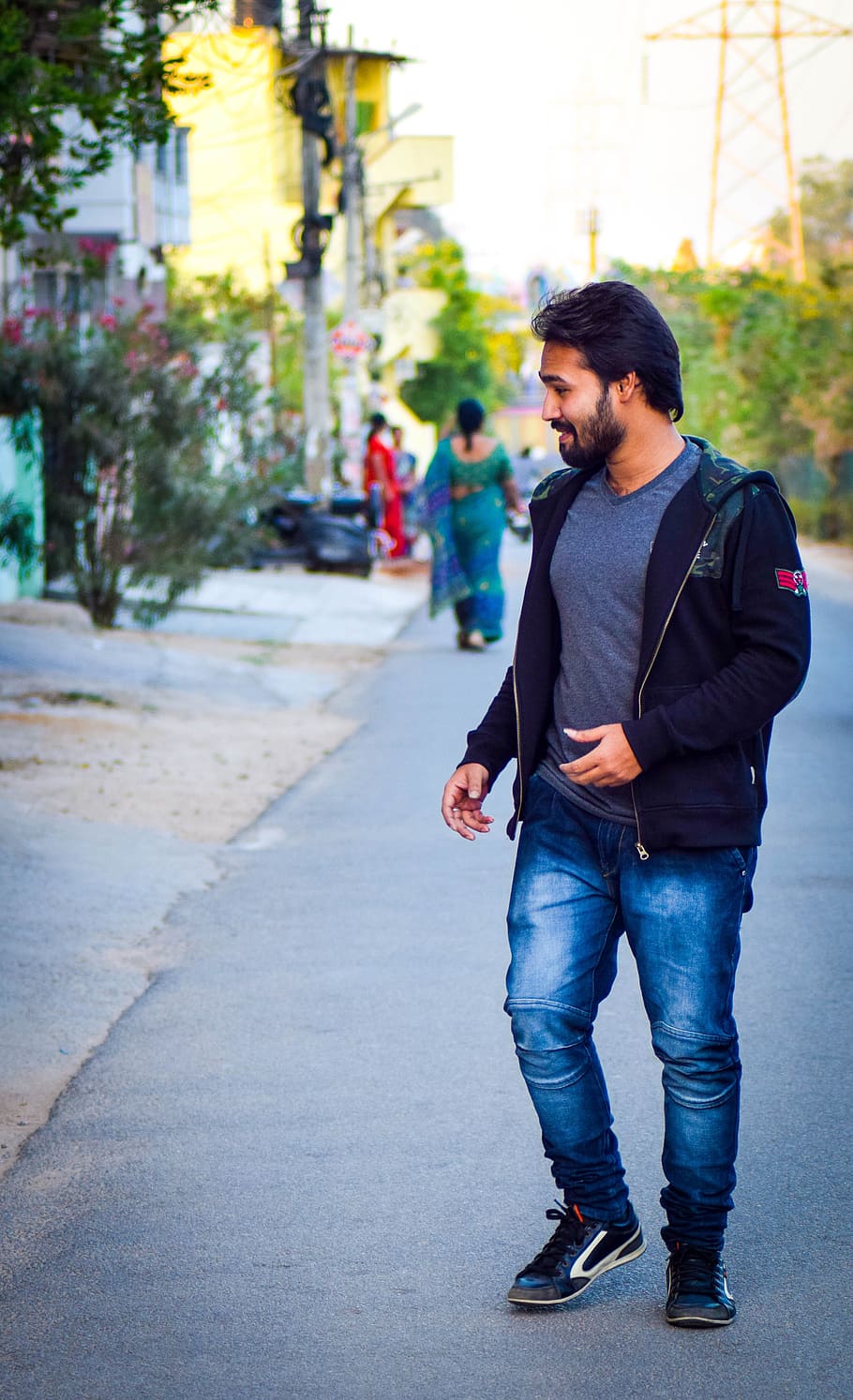 lost, alone, walk, happy, street, waseem khan, poet, writer HD wallpaper