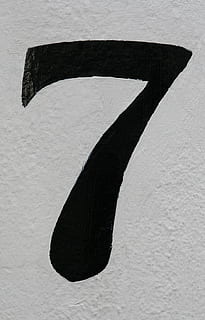 7 illustration, number, abstract, address, seven, calligraphy HD wallpaper