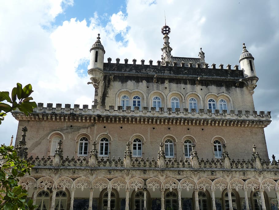 palace, castle, architecture, historically, facade, manuelinisch HD wallpaper