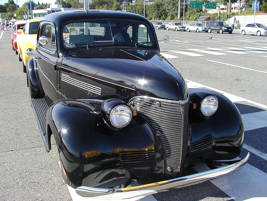 Oldsmobile, Old Timer, Car, black, vehicle, automobile, transportation HD wallpaper