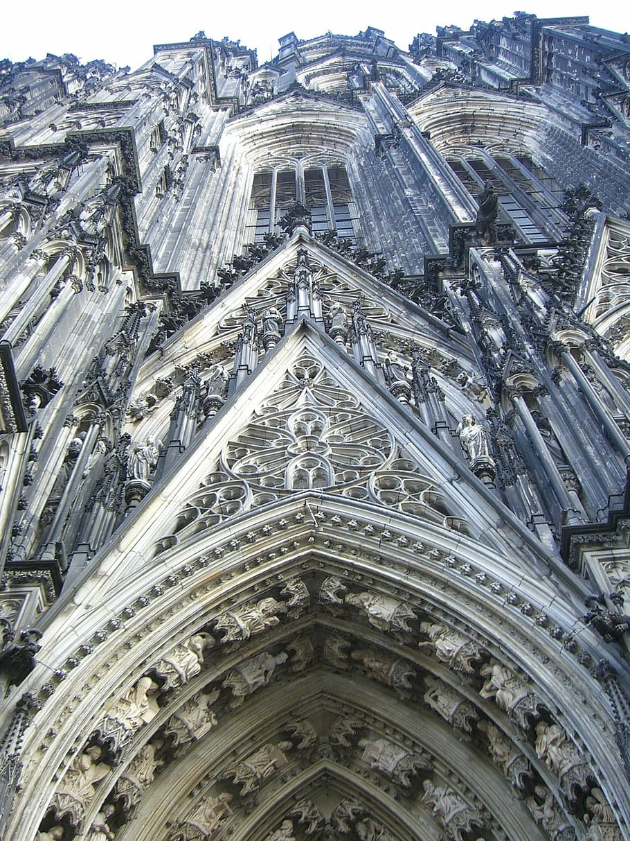 Dom, Facade, Cologne Cathedral, landmark, places of interest HD wallpaper