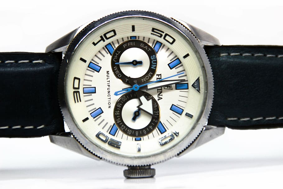 clock, watch, time, mark, luxury, festina, man, male, white HD wallpaper
