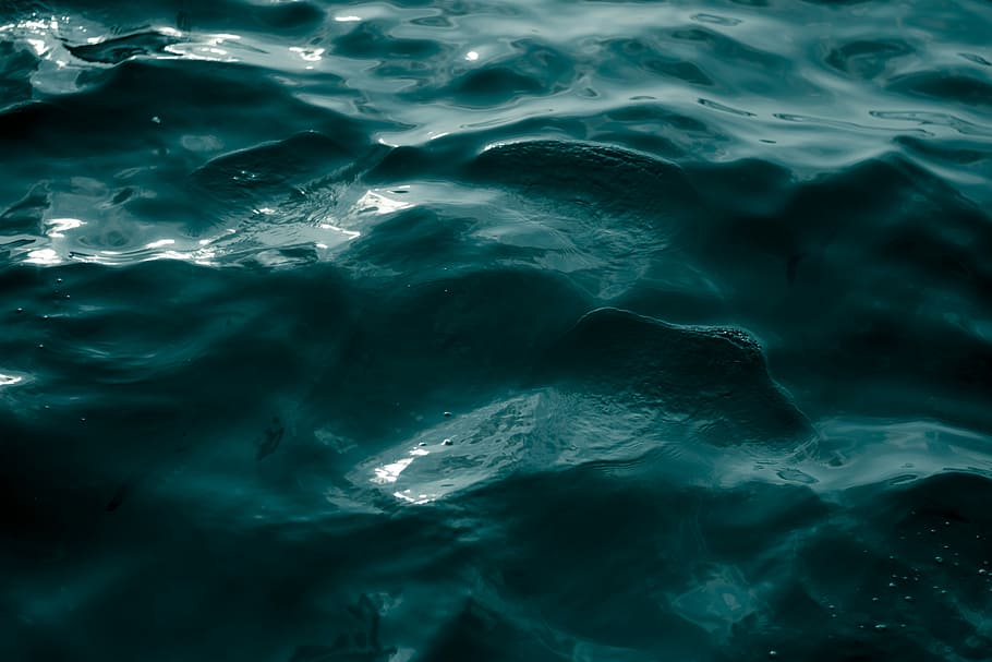 flat lay photography of body of water, body of water, ripple