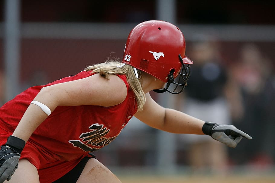 softball, player, game, competition, athlete, teen, field, sport HD wallpaper