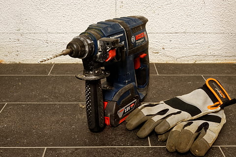 drill, impact drill, cordless, battery, sds, machine, tool HD wallpaper