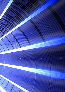 blue LED light turn on, book cover, background, lighting, wall HD wallpaper