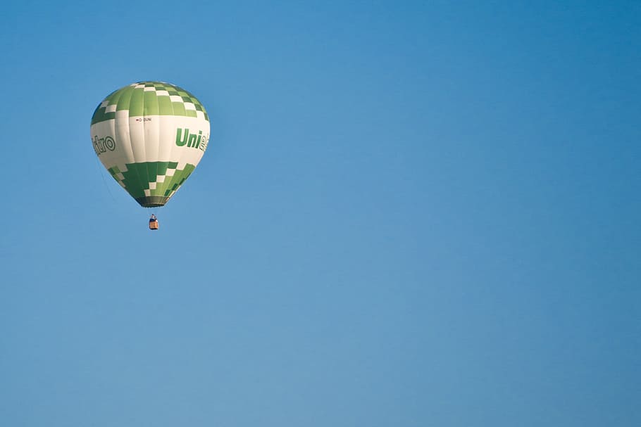 balloon, drive, fly, sky, hot air balloon, colorful, overview, HD wallpaper