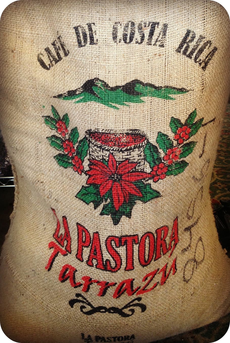 sack, coffee, specialty, text, communication, close-up, western script HD wallpaper