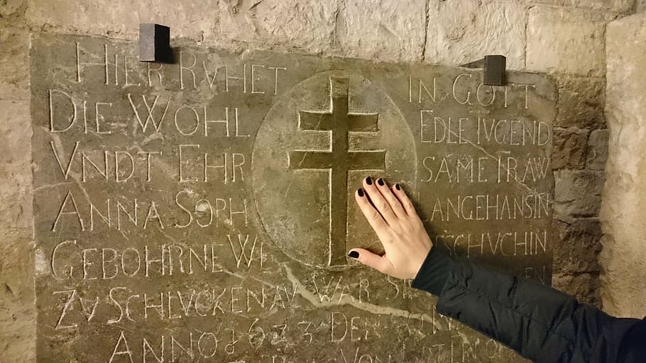 cross, hand, black, ancient, prague castle, republic, famous HD wallpaper