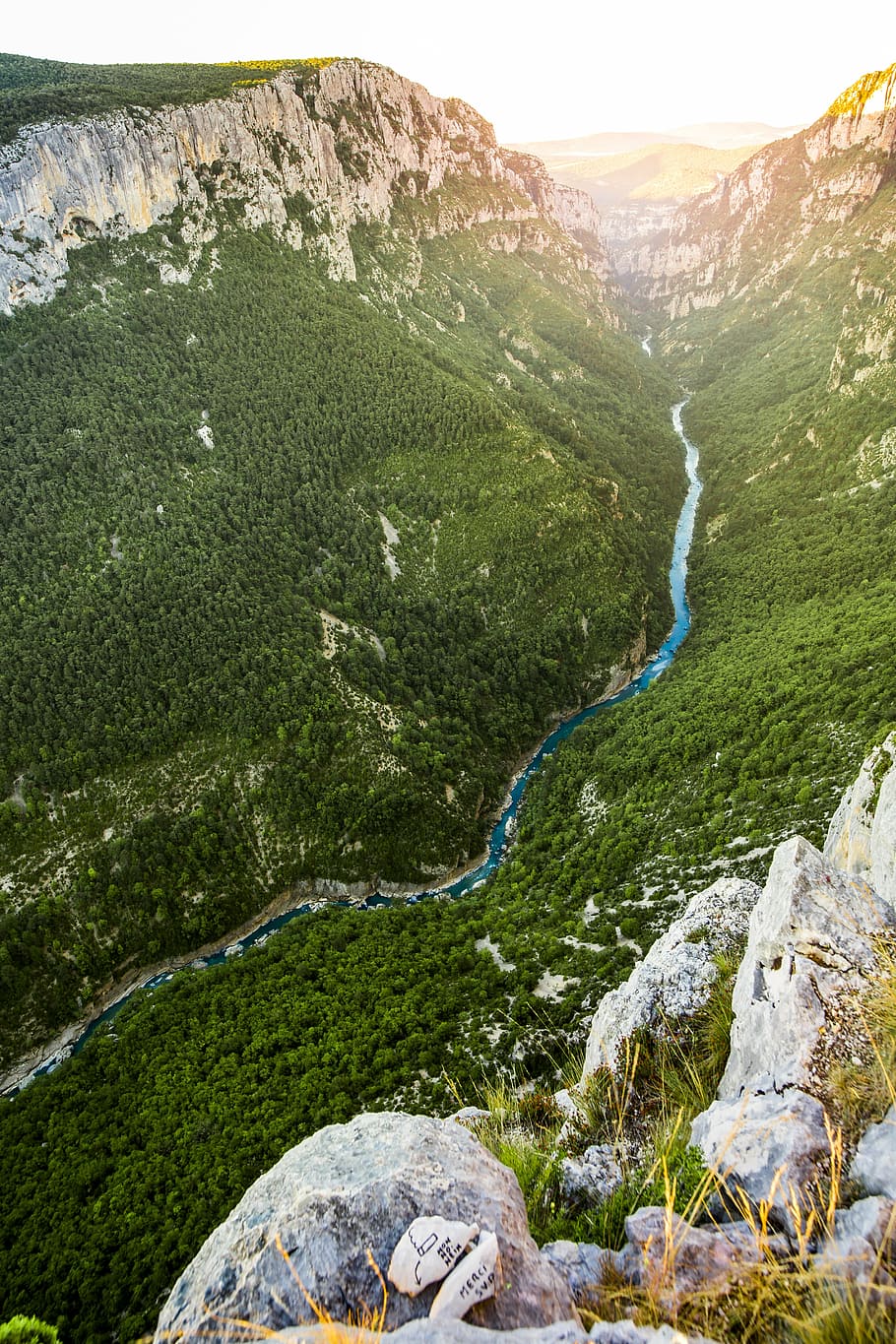 gorges du verdon, france, river, channel, landscape, water, HD wallpaper