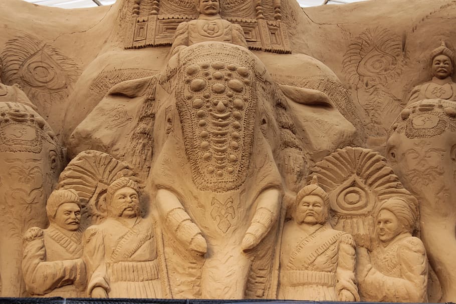 sculpture, ancient, temple, statue, religion, archaeology, art HD wallpaper
