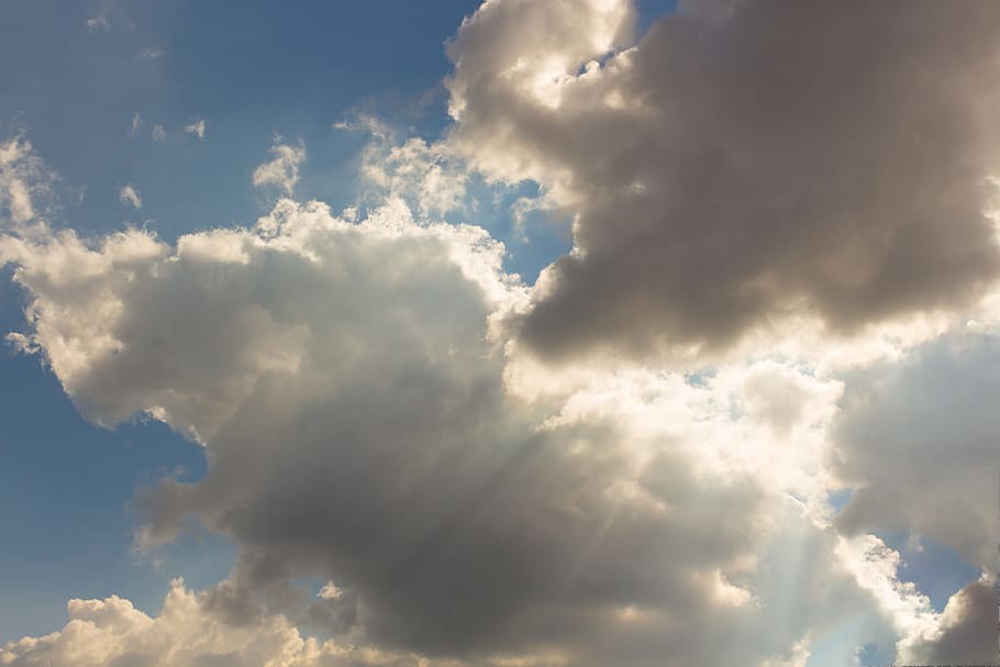 Sky, Blue, Dark Clouds, clouds form, covered sky, landscape HD wallpaper