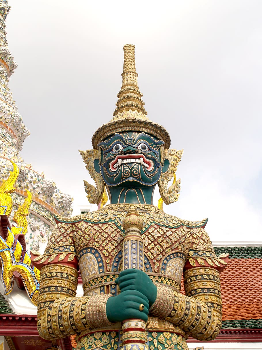 bangkok, grand, wat, buddha, emerald, royal, building, thailand, HD wallpaper