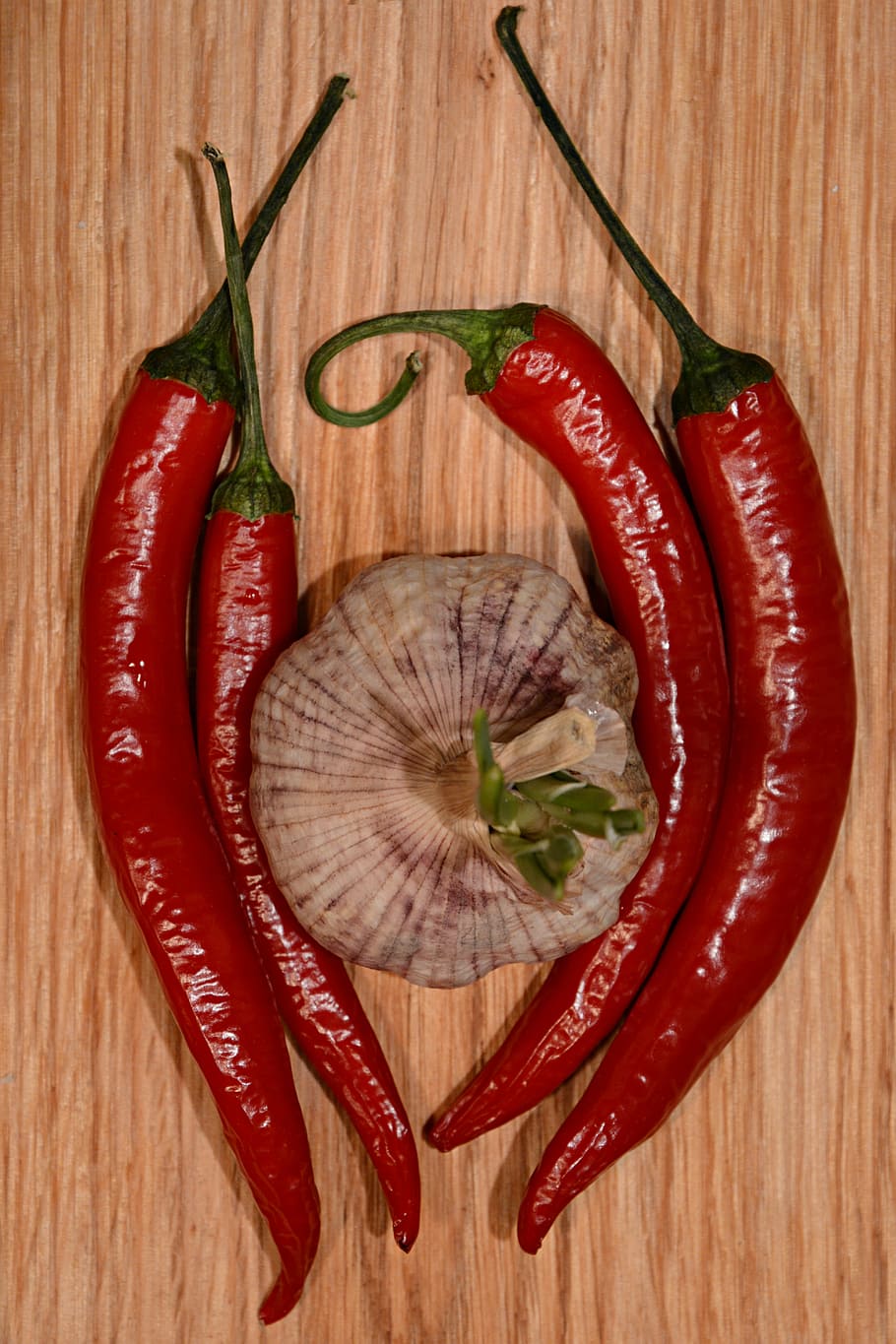 garlic, chilli, pepper, vegetable, food, spicy, peppers, meals HD wallpaper