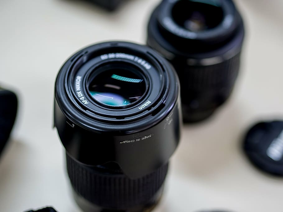 lens, camera, nikon, objective, photography themes, camera - photographic equipment HD wallpaper