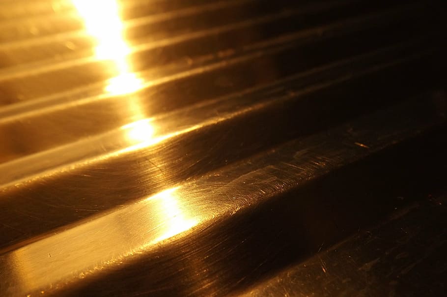 steel, background, light, light contrasts, shadow, orange, backgrounds HD wallpaper