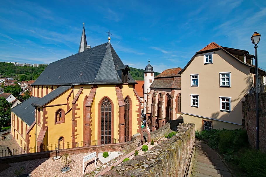 wertheim, baden württemberg, germany, church, old town, old building, HD wallpaper