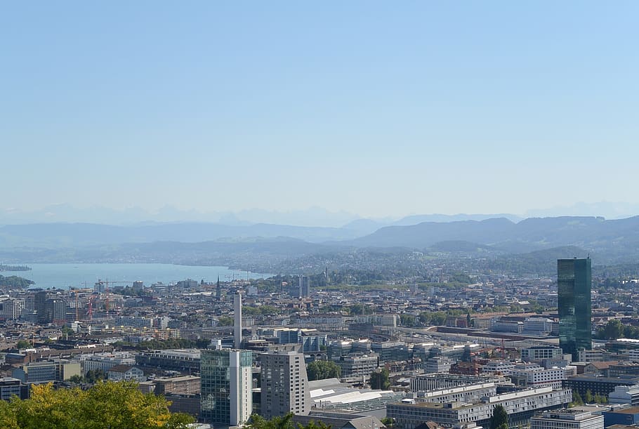 Zurich, City, Lake Zurich, Skyline, prime tower, switzerland, HD wallpaper