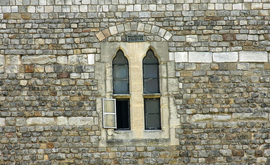 Window, Castle, Open, Ancient, Old, architecture, light, design, HD wallpaper